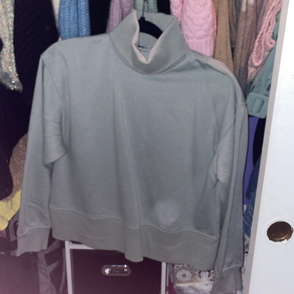 Zara | Light Green Turtleneck Sweater | Worn Once | | Great Quality